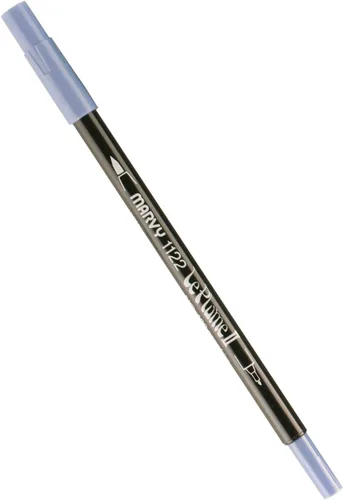 Miniatura 18 de Uchida 1122-C-3 Marvy Extra Fine Tip Le Plume II Rotulador de doble punta, azul