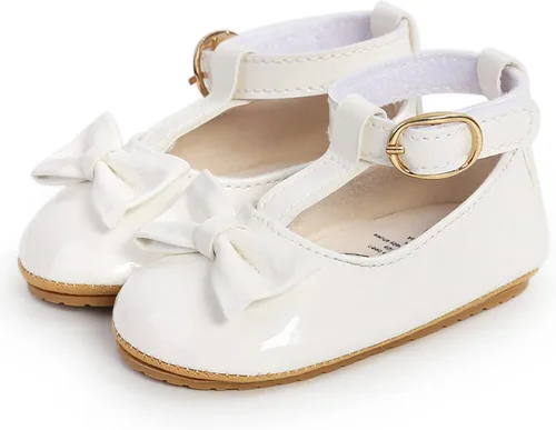 Miniatura 3 de Zapatos deportivos de piel sintética para bebés, niños y niñas, suela de goma suave, mocasines para recién nacidos, Oxford, zapatos para cuna