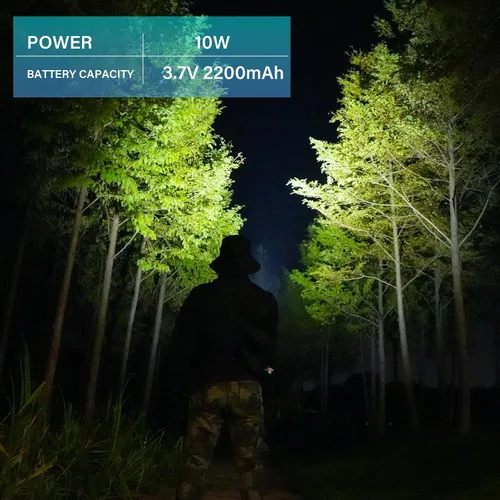 Miniatura 4 de GOODSMANN Spotlight 1000 Lumen Led Focos recargables de mano con modo de iluminación de inundación puntual Focos marinos para barcos