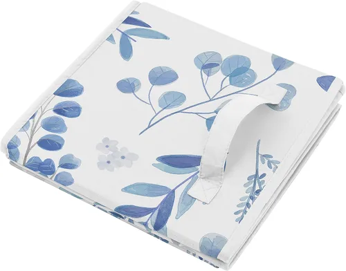 Miniatura 4 de Sweet Jojo Designs Cajas de almacenamiento plegables de tela con hojas florales, cajas organizadoras de juguetes para niños y bebés, juego de 2