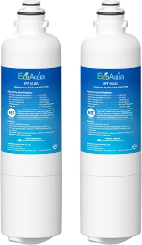 Miniatura 10 de EcoAqua 11032531 Repuesto para Bosch Ultra Clarity Pro BORPLFTR50, 12033030, 11025825, BORPLFTR55, B36CD50SNS, B36CT80SNS, B36CL80ENS, B36FD50SNS