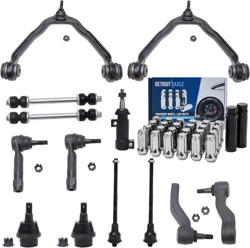 Miniatura 31 de Detroit Axle - Kit de suspensión frontal de 16 piezas para RWD Chrysler 300 Dodge Charger Challenger Magnum 6 brazos de control con rótulas 2