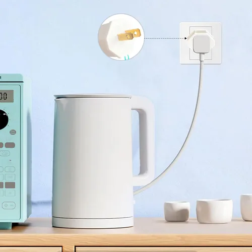 Miniatura 3 de Adaptador de toma de corriente a enchufe, enchufe E26, adaptador de enchufe de 3 clavijas, enchufe giratorio de 360° con interruptor