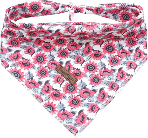 Miniatura 18 de Lionheart Glory Bandana para perro, bufanda azul para perro, estampado de cerveza, ajustable para perros pequeños a grandes