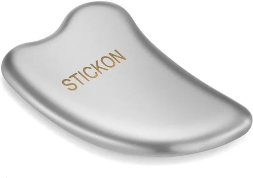 Miniatura 2 de STICKON Herramienta de masaje de raspado Gua Sha de acero inoxidable, herramientas IASTM, gran herramienta de movilización de tejidos blandos