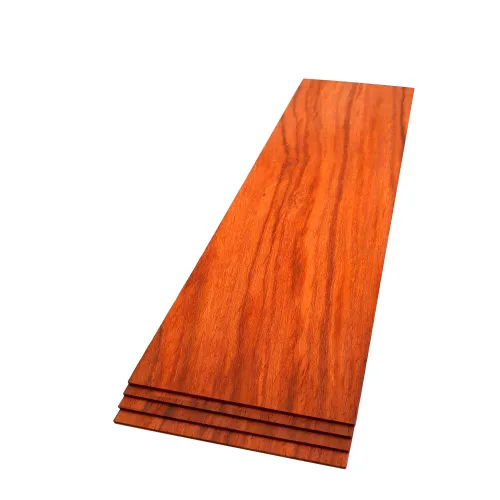 Padauk Tablones de Madera Dura - Paquete de 4 Padauk Piezas de Madera Sin Terminar - 1/8'' (3mm) 100% Madera Dura Pura - Plantillas para Grabado