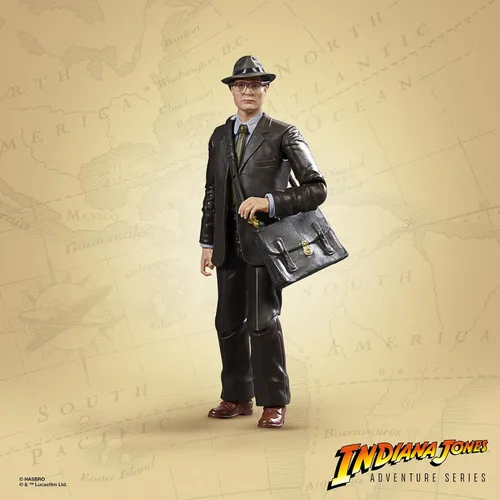 Miniatura 5 de Indiana Jones y La Dial del Destino Serie de Aventuras Figura de Acción Doctor Jürgen Voller, Figuras de Acción de 6 Pulgadas para Niños a Partir