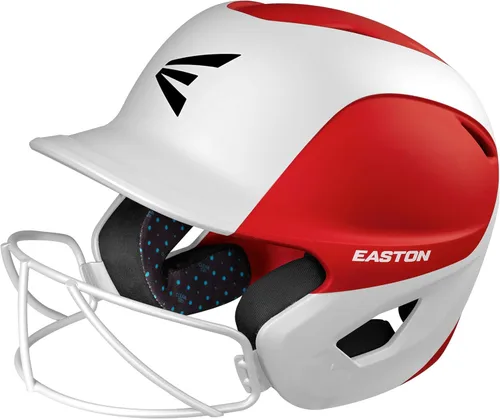 Miniatura 11 de Easton Casco de bateo Ghost con máscara Sóftbol de lanzamiento rápido Mate de dos tonos Múltiples estilos Negro/Blanco