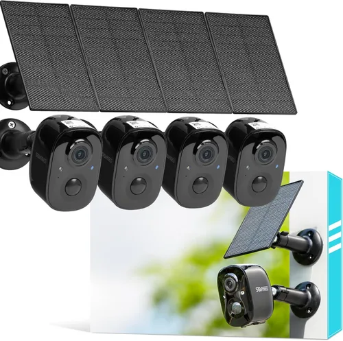 Miniatura 16 de SOVMIKU CG6 Mejor cámara de seguridad solar inalámbrica para exteriores, cámara alimentada por batería, fácil de configurar, detección de movimiento