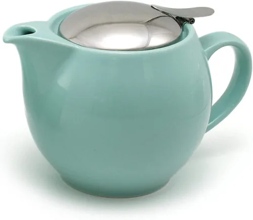Miniatura 9 de ZERO JAPAN - Tetera redonda de 15 oz (450 cc) con tapa SLS e infusor de tomate