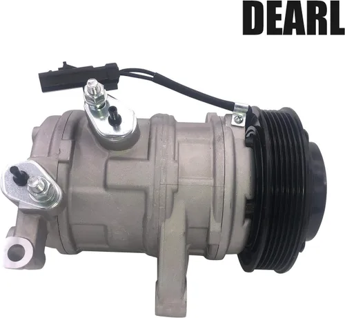 Miniatura 3 de Dearl Compresor de aire acondicionado A/C con embrague V6 3.7L compatible con Dodge 07-08 Nitro/Compatible con Jeep 06-08 Liberty 06 07 08