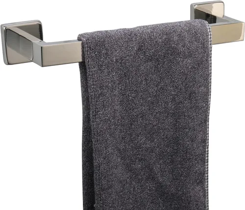 Miniatura 19 de TocTen Toallero de Baño - Base Cuadrada Engrosada SUS304 Barra de Toallas de Acero Inoxidable para Baño, Accesorios de Baño Varilla de Toallas