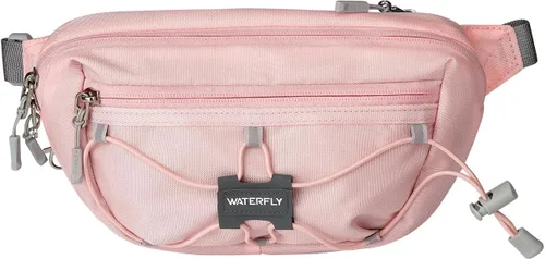 Miniatura 12 de WATERFLY Riñonera ligera y pequeña: Bolso de 1.5L, mini, delgado, cruzado, de cintura, con bloqueo RFID, antirrobo y resistente al agua para Negro