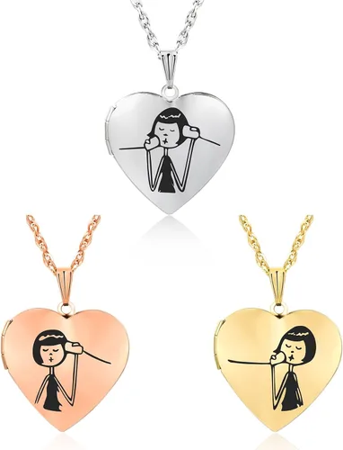 Collar con colgante en forma de corazón con diamantes de imitación para siempre y por siempre, de la marca Best Friend