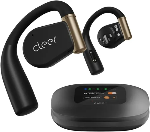 Miniatura 13 de Cleer ARC 3 - Audífonos de oreja abierta – Dolby Audio, Snapdragon Sound auriculares verdaderamente inalámbricos, batería de 50 horas, Bluetooth Rosa