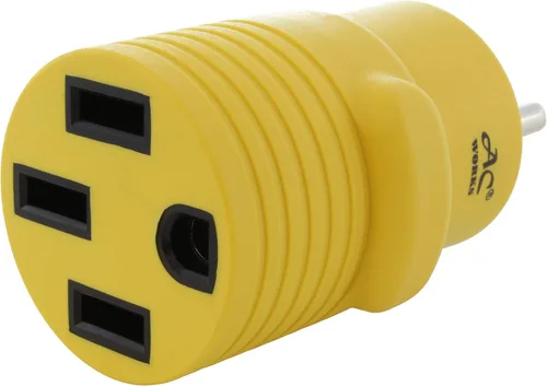 Miniatura 18 de AC WORKS Generador a adaptador RV de 30 amperios (L5-20 20A 3 clavijas de bloqueo compacto) Amarillo