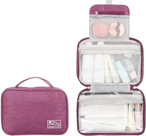 Miniatura 8 de Juego de neceser para mujer, para accesorios, bolsa de maquillaje, artículos de tocador de agua, contenedor de champú, artículos de aseo