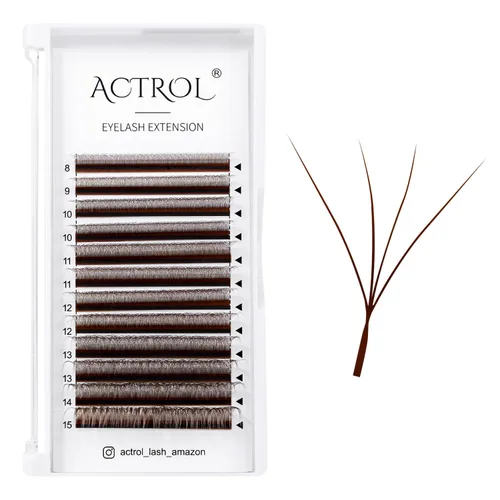 Miniatura 45 de Extensiones de pestañas 4D W, color negro, 0.003 in, rizo D, 0.315 in, volumen individual, YY, extensiones de pestañas en forma de W, fáciles