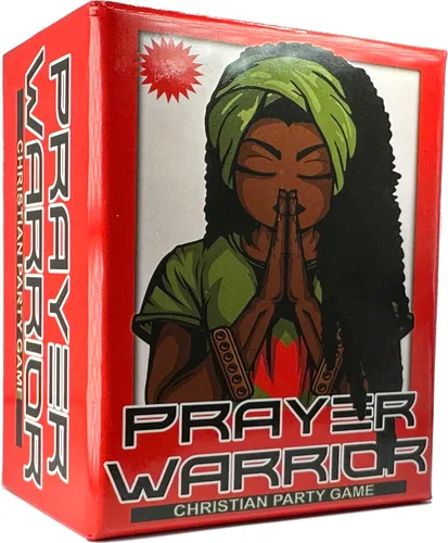 Guerrero de la oración - Cartas de Charadas de la Biblia, juego de cartas de trivia bíblica cristiana y charadas para adultos, familias y grupos de