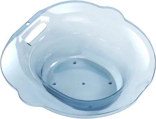 Sitz - Lavabo para inodoro, bidé, universal, portátil, más amplia, para colgar, antidesbordamiento, asiento de vapor para ancianos, color azul