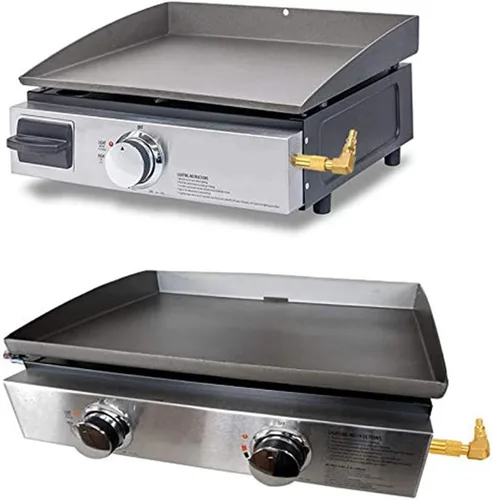 Miniatura 5 de Joywayus Adaptador de conexión rápida RV de baja presión de 1/4 de pulgada, adaptador de codo de 90 grados para parrilla de mesa Blackstone