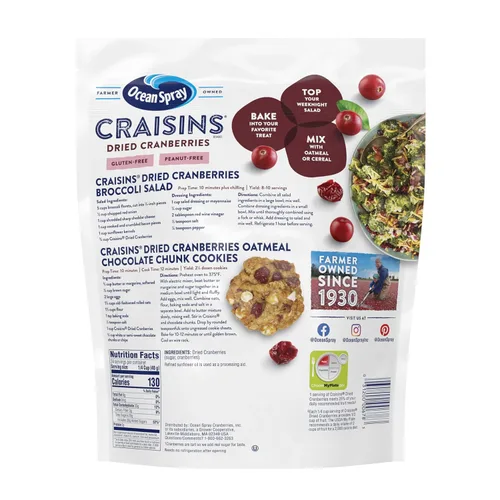 Miniatura 11 de Ocean Spray® Craisins® Arándanos Rojos Secos Originales, Fruta Seca, 48 oz