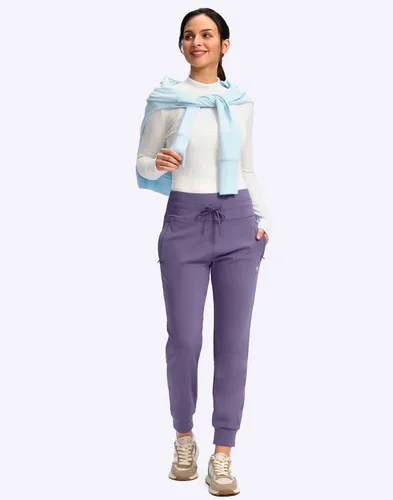 Miniatura 65 de G Gradual Pantalones deportivos con forro polar para mujer, de cintura alta, resistentes al agua, térmicos, para invierno, correr, senderismo