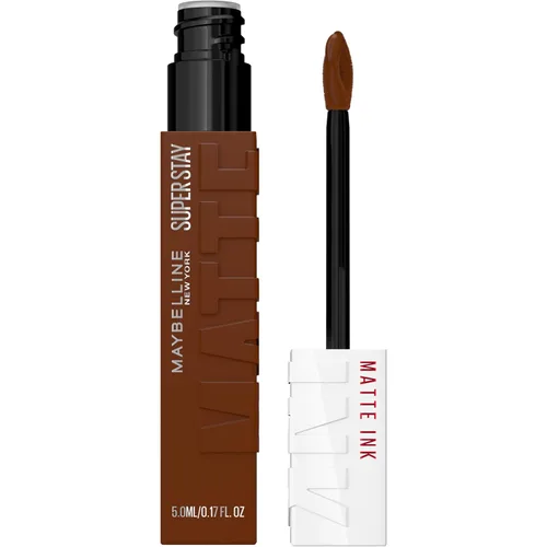 Miniatura 14 de Maybelline Super Stay Matte Ink Barra de Labios Líquida Maquillaje, Color de Alto Impacto de Larga Duración, Hasta 16H de Uso, Amazonian, Marrón 70