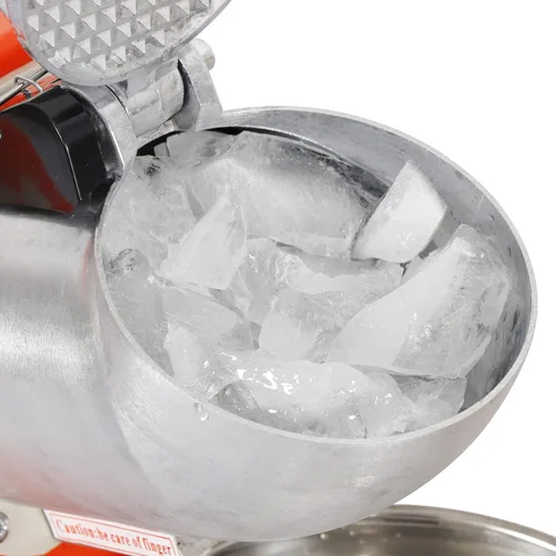 Miniatura 8 de Máquina de afeitar eléctrica de hielo, 143 libras/hora, máquina de cono de nieve de 300 W con hoja de acero inoxidable, fácil operación
