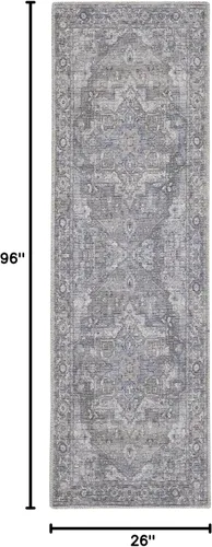 Miniatura 2 de Nourison Home New Concept - Alfombra lavable de 2 pies 2 pulgadas x 8 pies, fácil de limpiar, no se desprende, para dormitorio, sala de estar