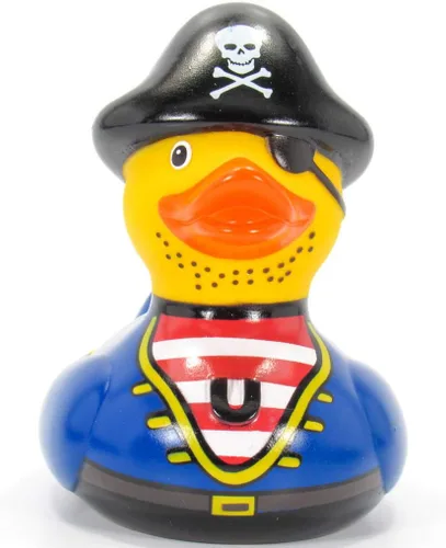 Miniatura 3 de Juguete de baño de pato de goma pirata de Bud Duck Elegante embalaje de regalo - "Shiver me timbers!" Seguro para niños Coleccionable