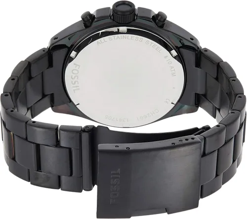 Miniatura 2 de Fossil CH2601 Decker Reloj cronógrafo de acero inoxidable negro para hombre