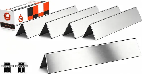 Miniatura 10 de QuliMetal 66033 Barras aromatizantes para Weber Genesis II E-410/E-415/E-435, piezas de parrilla para parrillas de gas Weber GS4 Genesis II LX serie