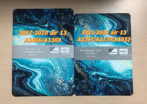 Miniatura 4 de Funda rígida para MacBook Air de 13 pulgadas 2017 2016 2015 2014 2013 2012 2011 2010 versión A1466/A1369, cubierta rígida de plástico, cubierta