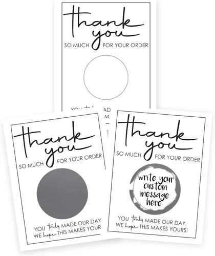 Miniatura 39 de My Scratch Offs - Paquete de 20 Mini Tarjetas Rasca y Gana DIY de Corazón Rosa para San Valentín con Calcomanías, 3x4 Pulgadas, Notas de Amor
