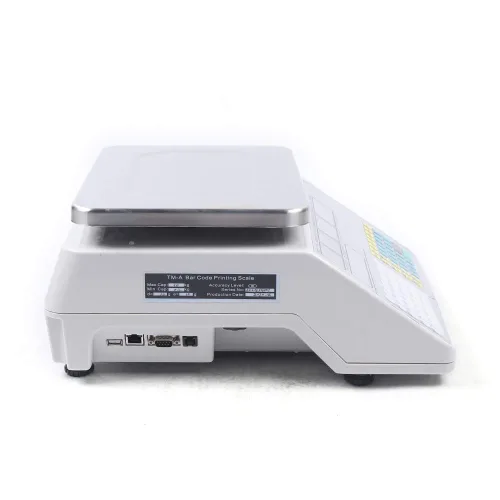 Miniatura 4 de Báscula digital de alimentos Torrey con capacidad de 66 lbs/30 kg, escala de cálculo de precios con impresora doble escala digital impermeable