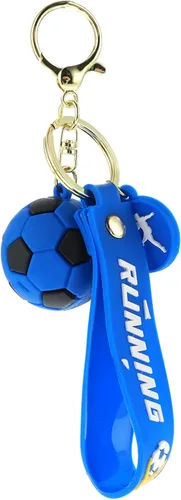 Cobee Llavero de fútbol de regalo, llavero novedoso para niños, fanáticos de los deportes, llaveros de fútbol de silicona para regalos de fiesta,