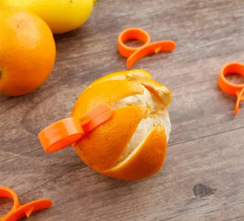 AKOAK 10 unidades de limón doméstico, pelador de naranjas, se pueden utilizar para pelar naranjas y limones u otras frutas cítricas y otras