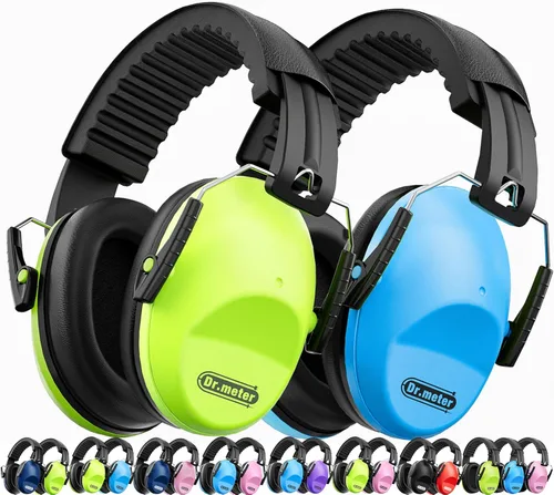 Miniatura 17 de Dr.meter - Auriculares con cancelación de ruido para niños y adultos, 2 PAQUETES, SNR27.4, protección auditiva, orejeras ajustables para Monster