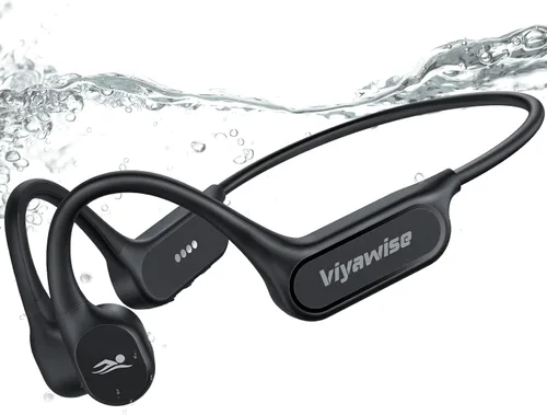 B11 Auriculares de conducción ósea, IP68 impermeables para natación, 32 GB y Bluetooth 6.0 inalámbricos submarinos abiertos auriculares con