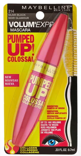 Miniatura 2 de Máscara de pestañas lavable Maybelline New York, Glam Negro