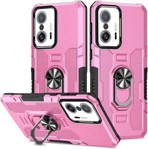 Miniatura 36 de Funda para Xiaomi Redmi Note 12 Pro 5G/Xiaomi Poco X5 Pro 5G Metal CD Patrón Anillo Titular Funda Teléfono Móvil Funda Protectora Anti-Caída Negro