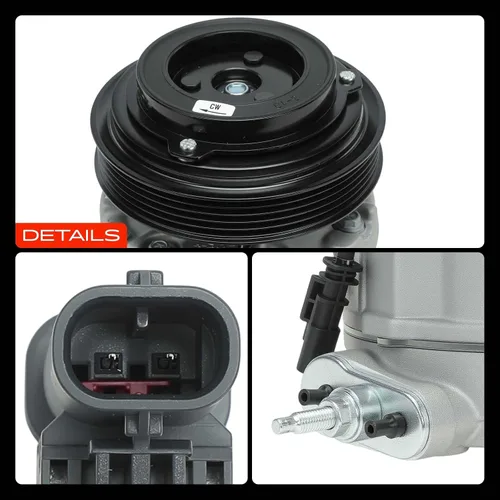 Miniatura 9 de A-Premium Compresor A/C con embrague compatible con Chevrolet Equinox 2.4L 2012-2015, GMC Terrain 2.4L 2012-2015