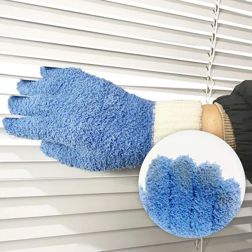 Miniatura 3 de MIG4U Guantes de limpieza de microfibra para el hogar, guantes para limpiar persianas, ventanas, contraventanas, muebles y coche, reutilizables, sin