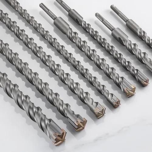Miniatura 5 de Wensilon Kit de brocas para hormigón de 8 pulgadas, material de carburo de doble rosca de tipo cruzado, adecuado para hormigón, ladrillo, paredes