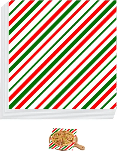 Miniatura 9 de 120 hojas de papel encerado de 12 x 12 pulgadas, cesta de comida para sándwich, forros de hojas de papel encerado a cuadros para envolver pan
