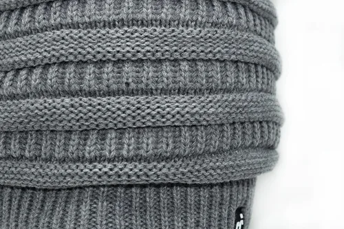 Miniatura 72 de C.C Winter Oversized Beanie Hat with Fuzzy Lining – Thick Knit Thermal Beanie for Cold Weather, Soft Warm Fleece Lined Cap