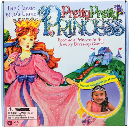 Miniatura 2 de Pretty, Pretty, Princess Game with 90's Artwork, por Winning Moves Games USA Juego de disfraces de joyas, 2-4 jugadores, a partir de 5 años