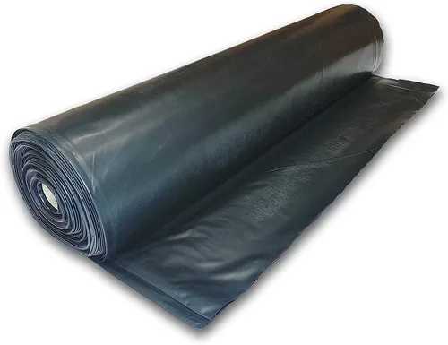 Rocky Mountain Goods Láminas de plástico negro de 6 mil, plástico grueso resistente para jardinería, malezas, patio, paisajismo, barreras, debajo de
