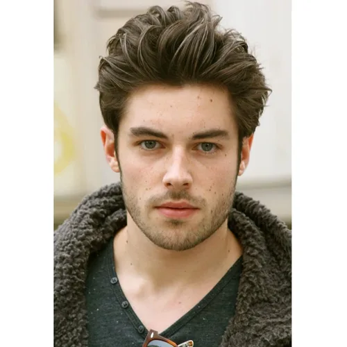 Miniatura 17 de Toupee de piel fina suave de 0.002 in PU 10x8 pulgadas reemplazo de pelo para hombre postizo 100% europeo piezas de cabello humano para hombre #1